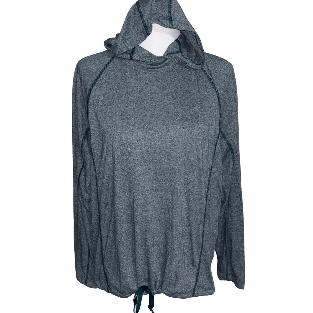 Under Armour Gray Heathered Hoodie Sweater